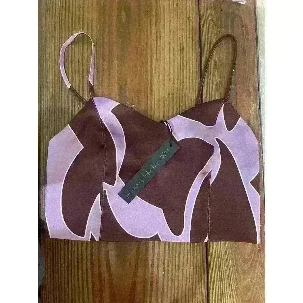 House of harlow satin bra top Size Small